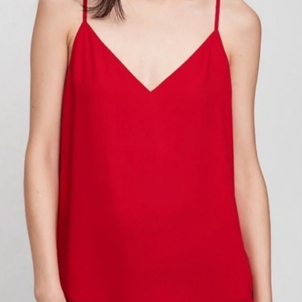 Aritzia Babaton XXS Everly Camisole Red